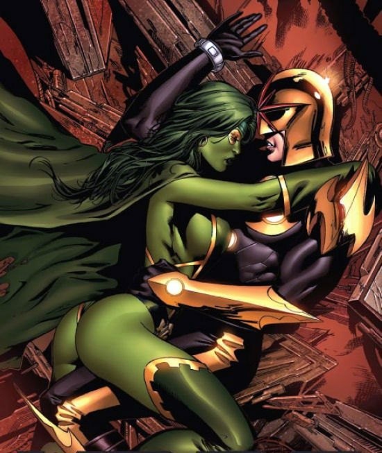 Gamora grüner Superhelden-Sex
 #69334033