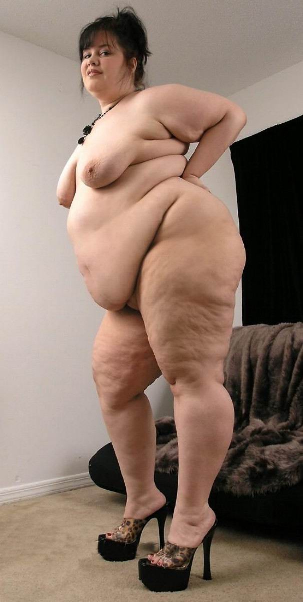 Fat ladies showing their huge bellies #75492867