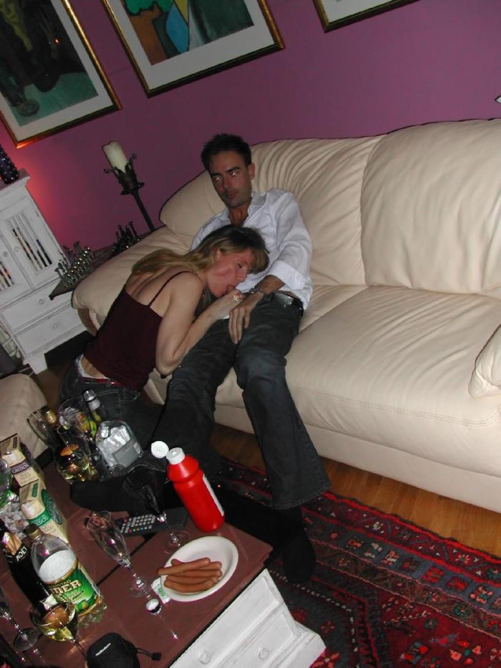 Dead-drunk sluts having a an orgy in the living room #77132509