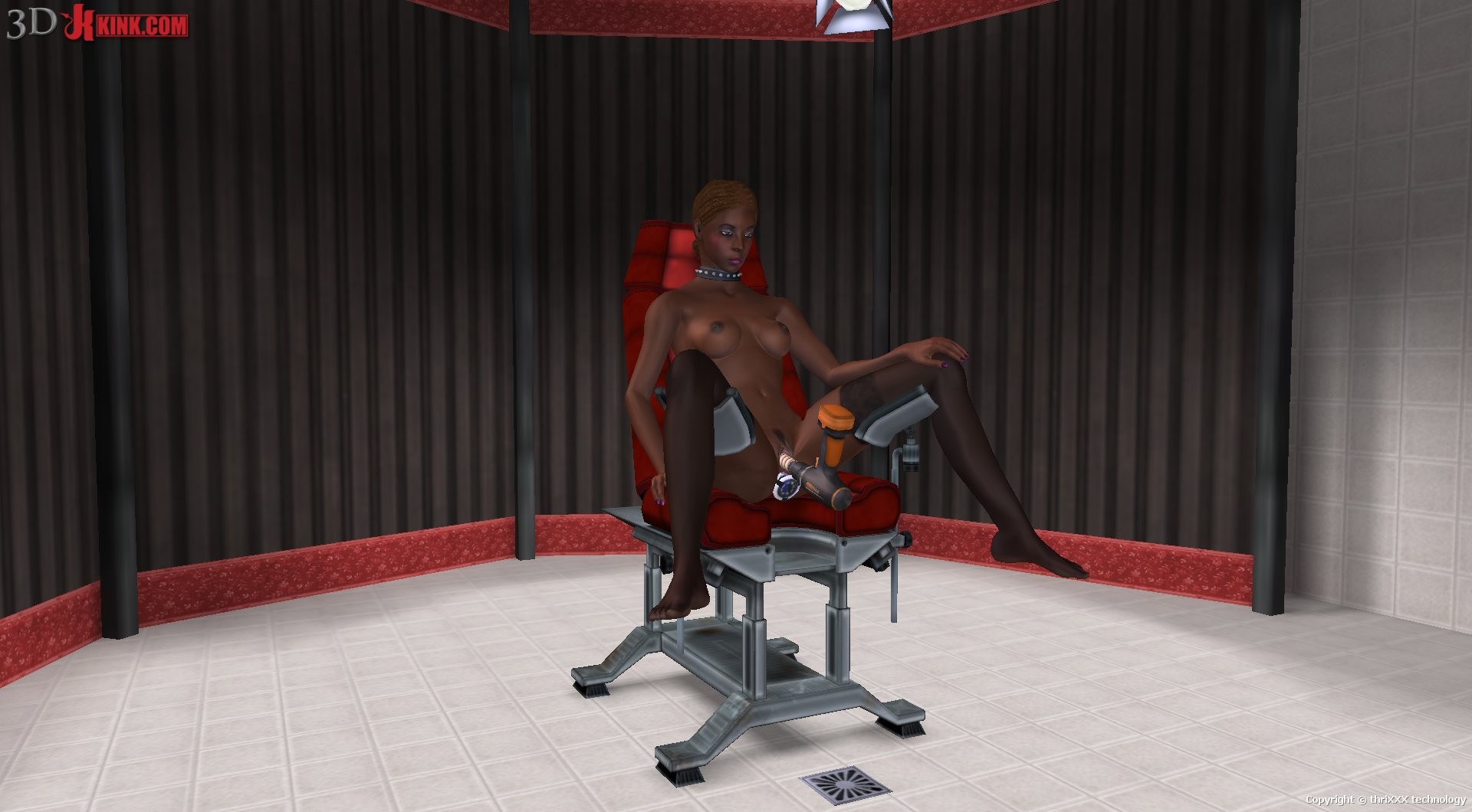 Black couple fucking - created in virtual fetish 3d sex game! #69358783