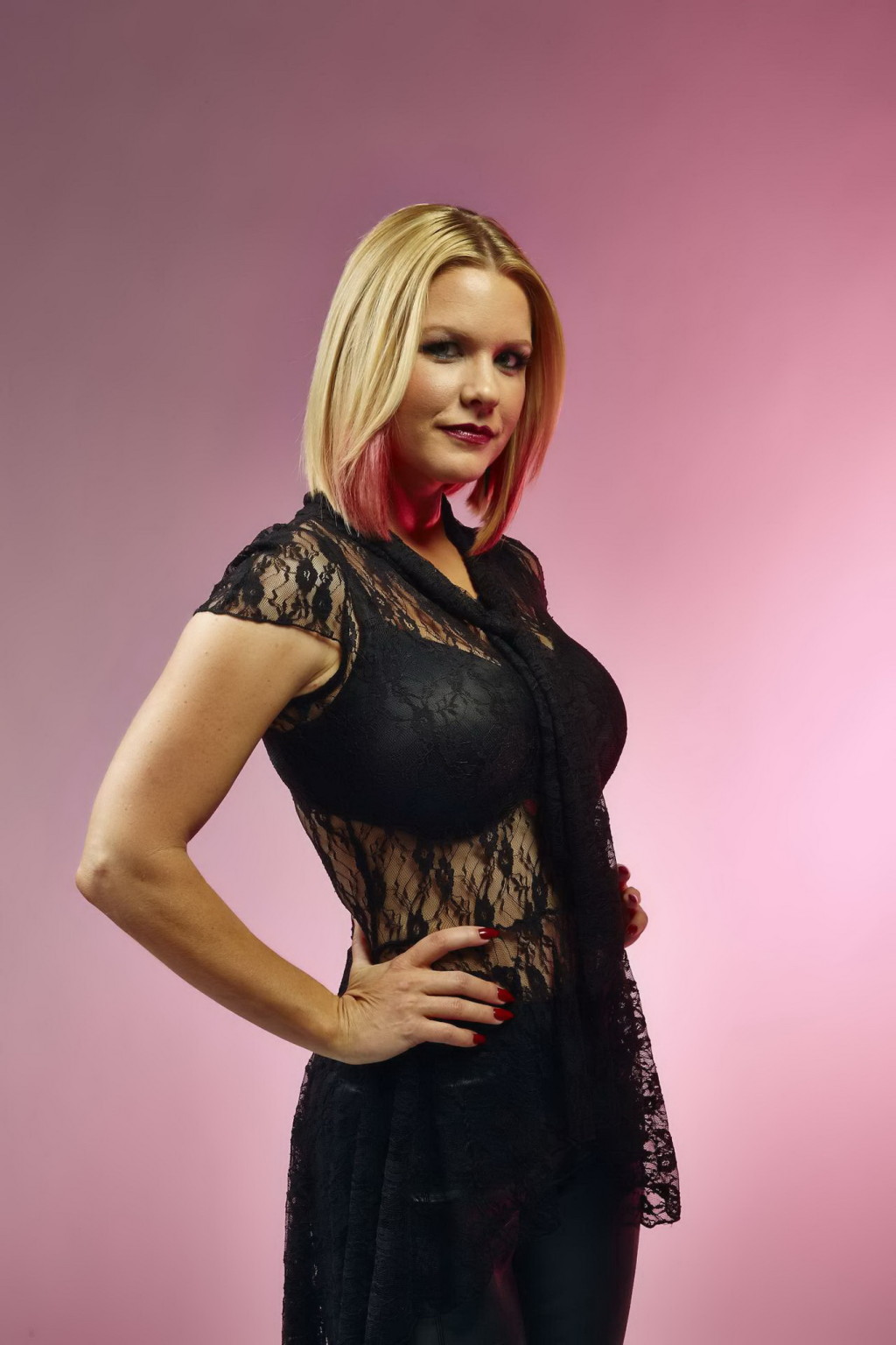 Carrie Keagan busty and seethru to bra at the Samsung Galaxy VIP Lounge at Comic #75189480