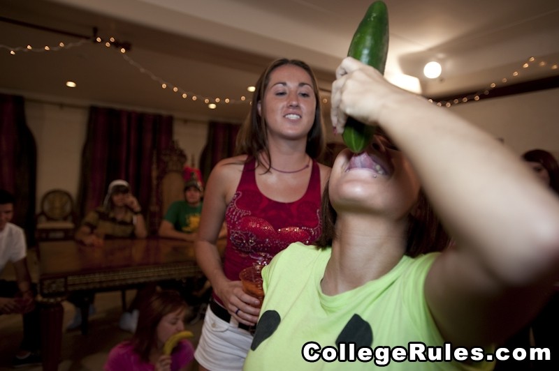 Smoking babes getting banged hard at college dorm party #79392931