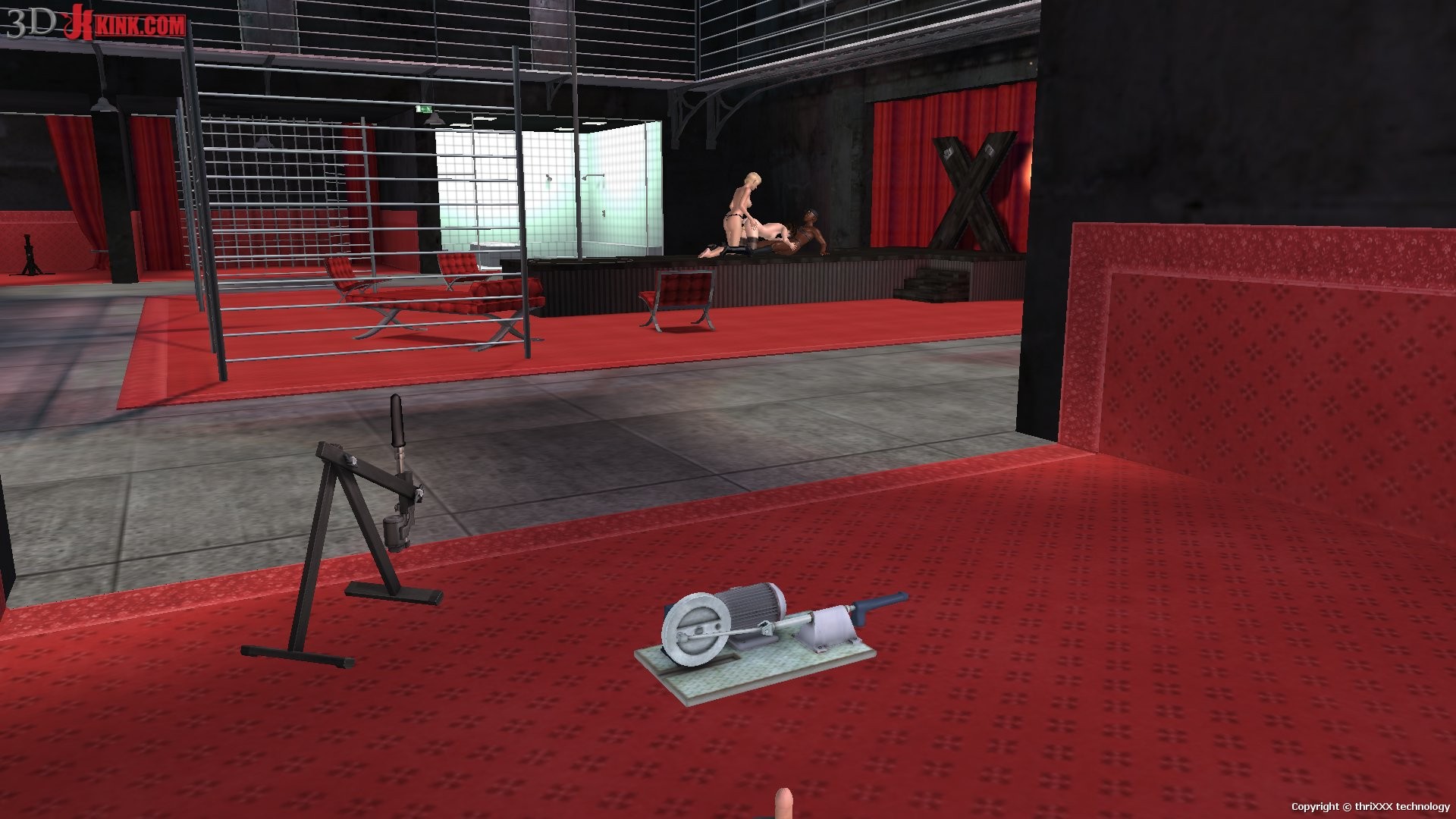 Hot BDSM sex action created in virtual fetish 3d sex game! #69625896