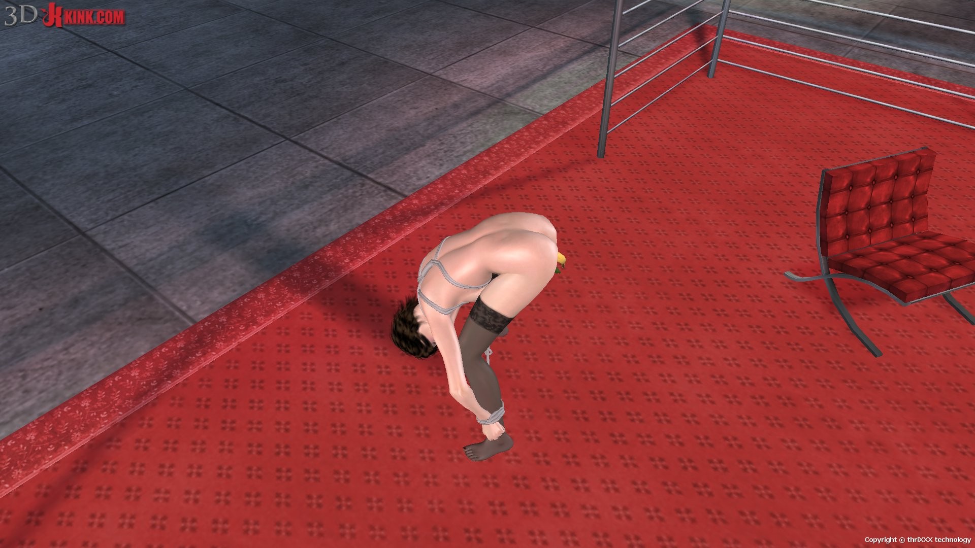 Hot BDSM sex action created in virtual fetish 3d sex game! #69625964