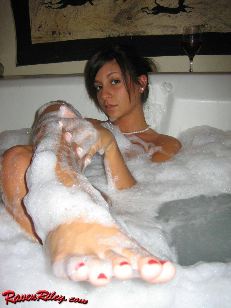 Sexy Babe Taking A Hot Bubble Bath #67139524