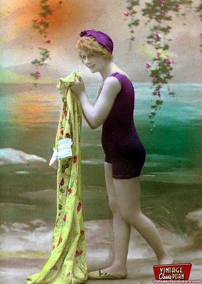 Several original shots from the 1920 at the beach #67811549