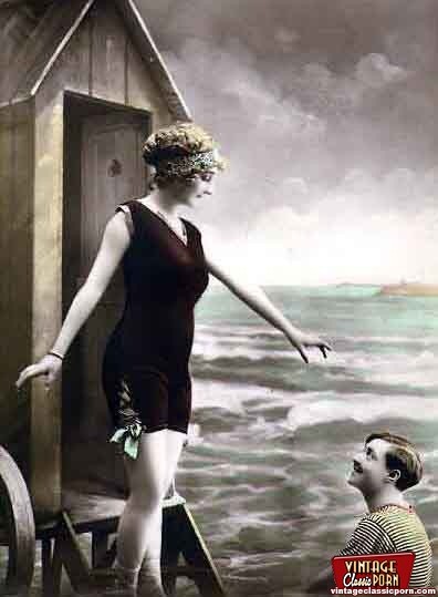 Several original shots from the 1920 at the beach #67811554