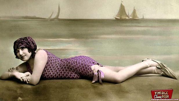 Several original shots from the 1920 at the beach #67811561