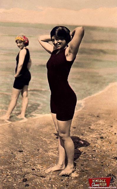 Several original shots from the 1920 at the beach #67811567