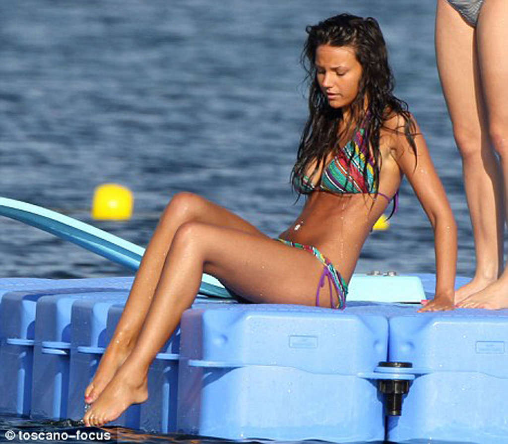 Michelle Keegan exposing her sexy body and hot ass in bikini on beach #75326257