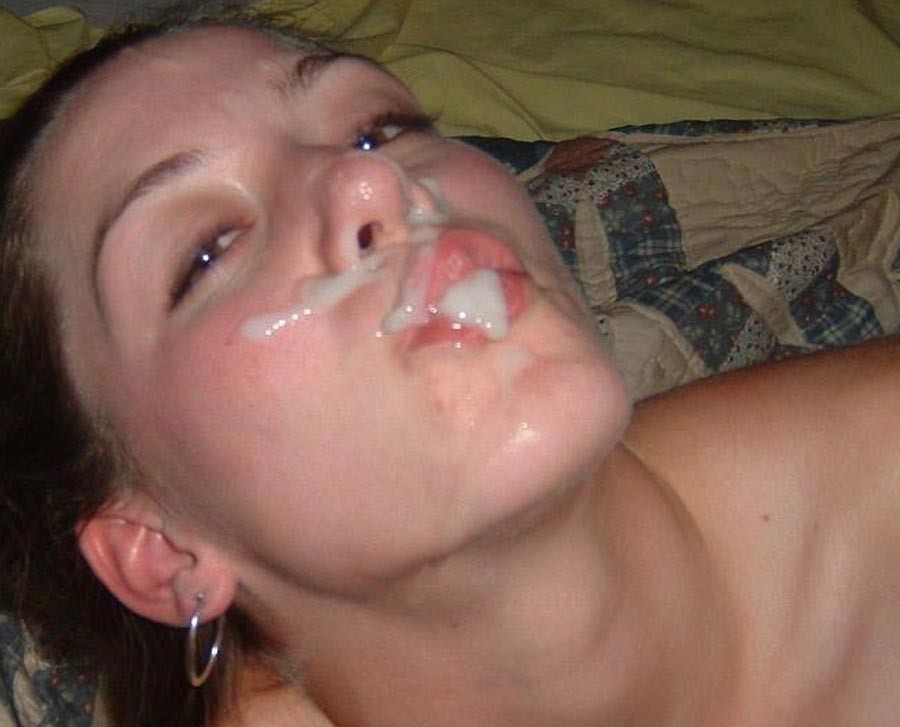 Real amateur girlfriends taking cum facials #75873606