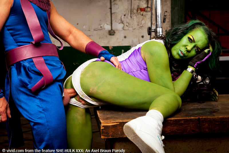 Chyna As She Hulk XXX In Anal Sex Porn Parody With Hawkeye #68867684