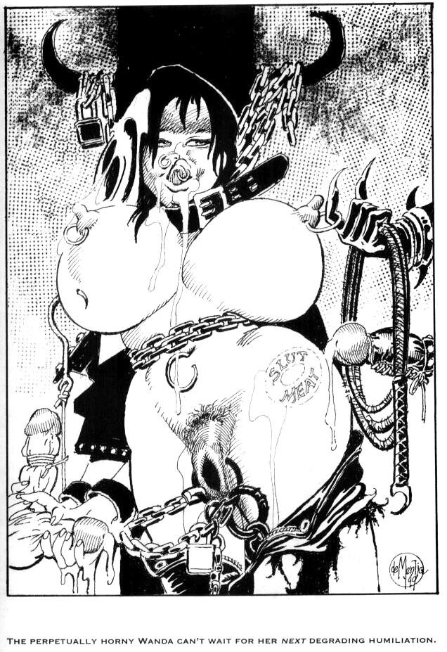 giant breasts rope tied for evil dungeon bondage fetish artworks #69649815