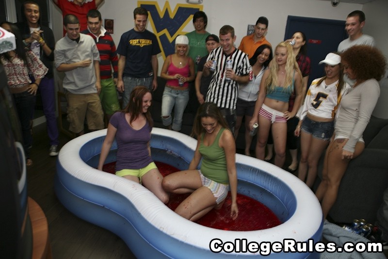 Awesome college babe gangbang party at my college dorm #79389849