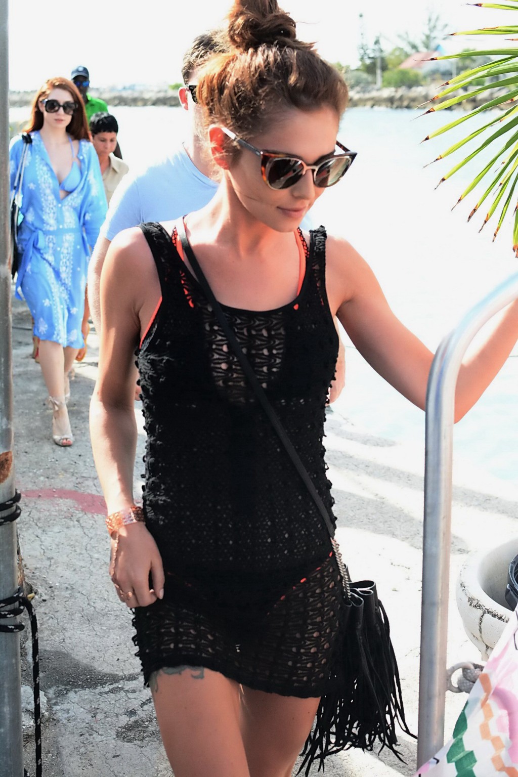 Cheryl Cole durchsichtig in winzigem Bikini in Barbados
 #75146503