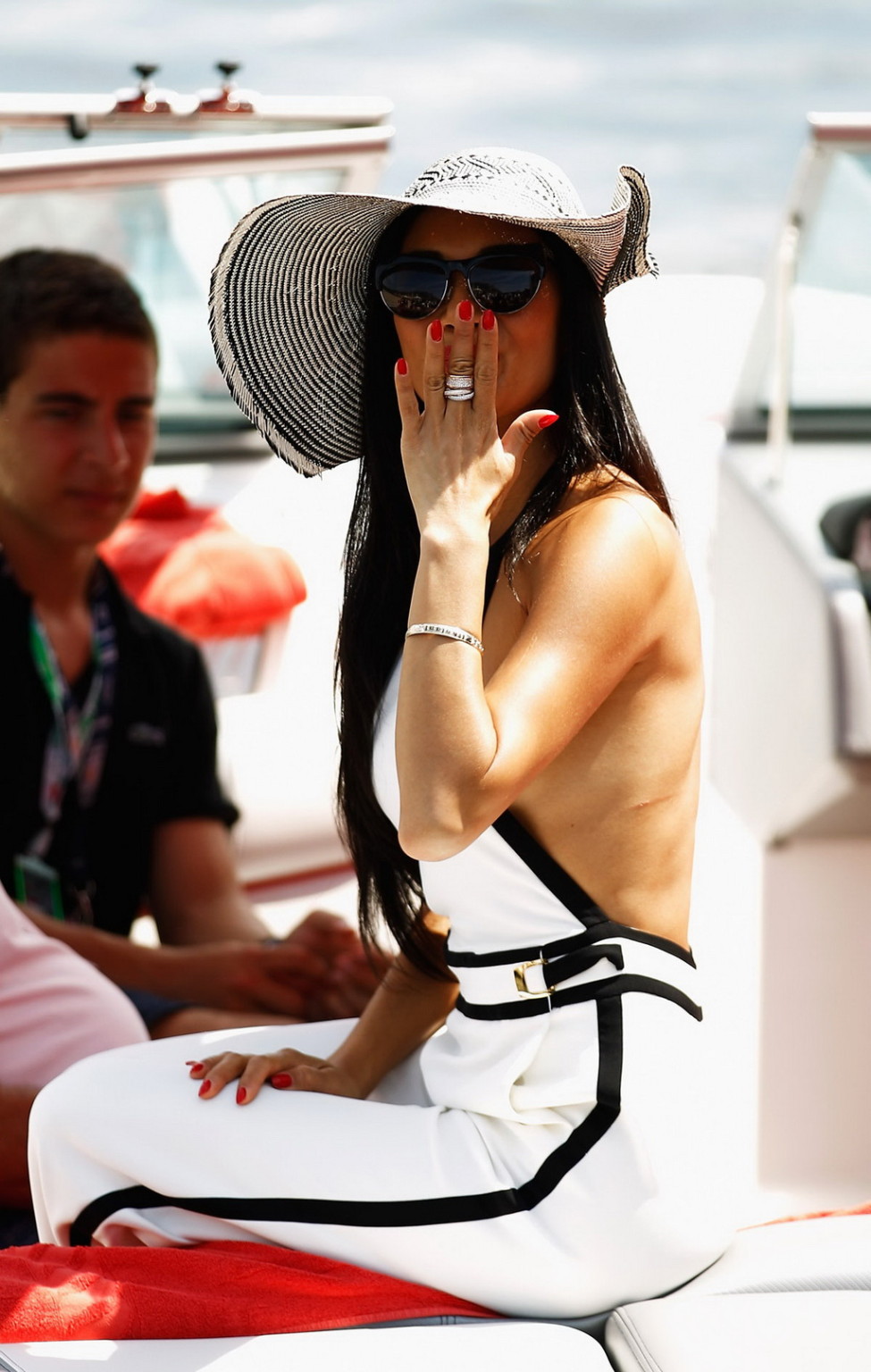 Beautiful Nicole Scherzinger showing side boob and juicy ass in a bareback outfi #75261716