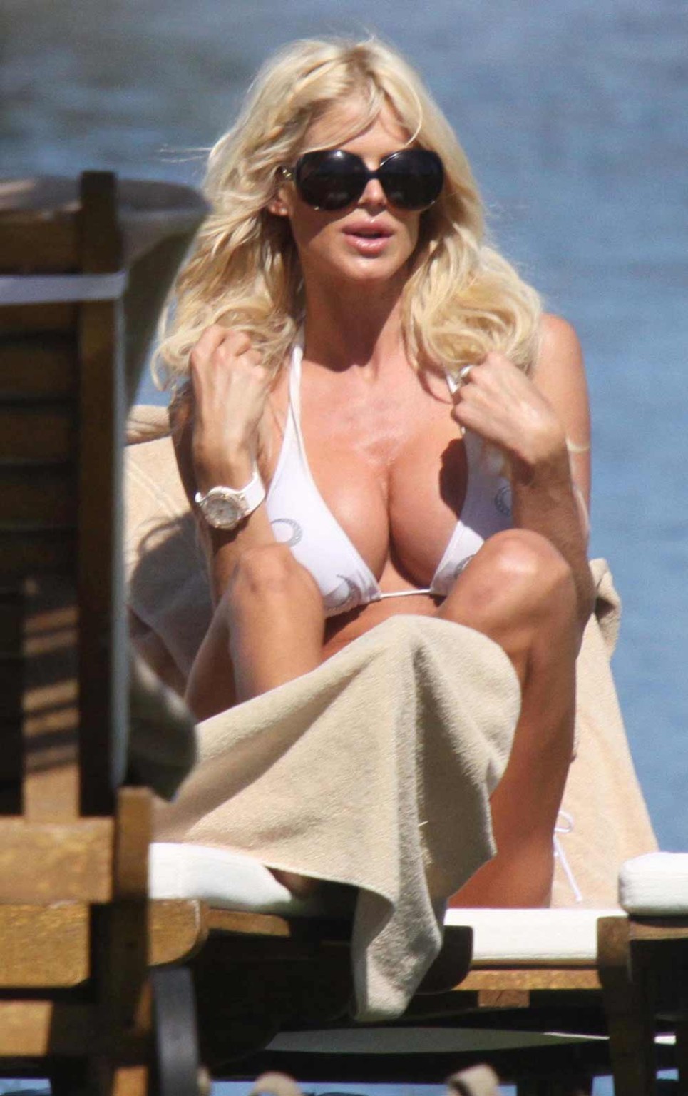 Victoria Silvstedt a un beau cul en bikini.
 #75369170