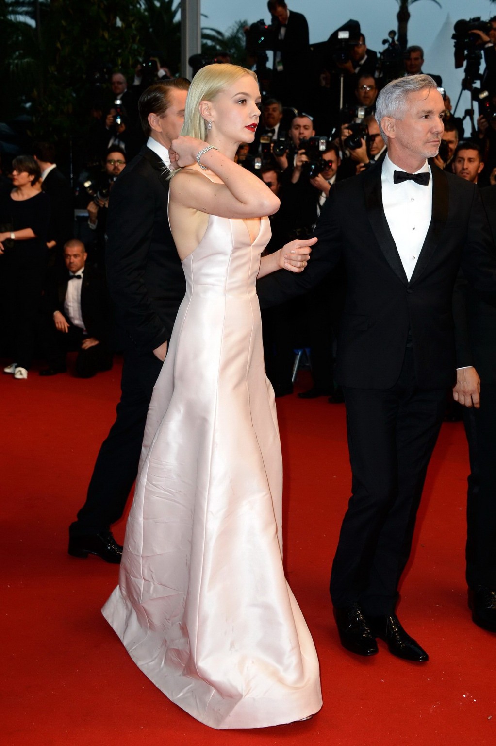 Busty Carey Mulligan showing side boob  cleavage at the 66th annual Cannes Film  #75232292