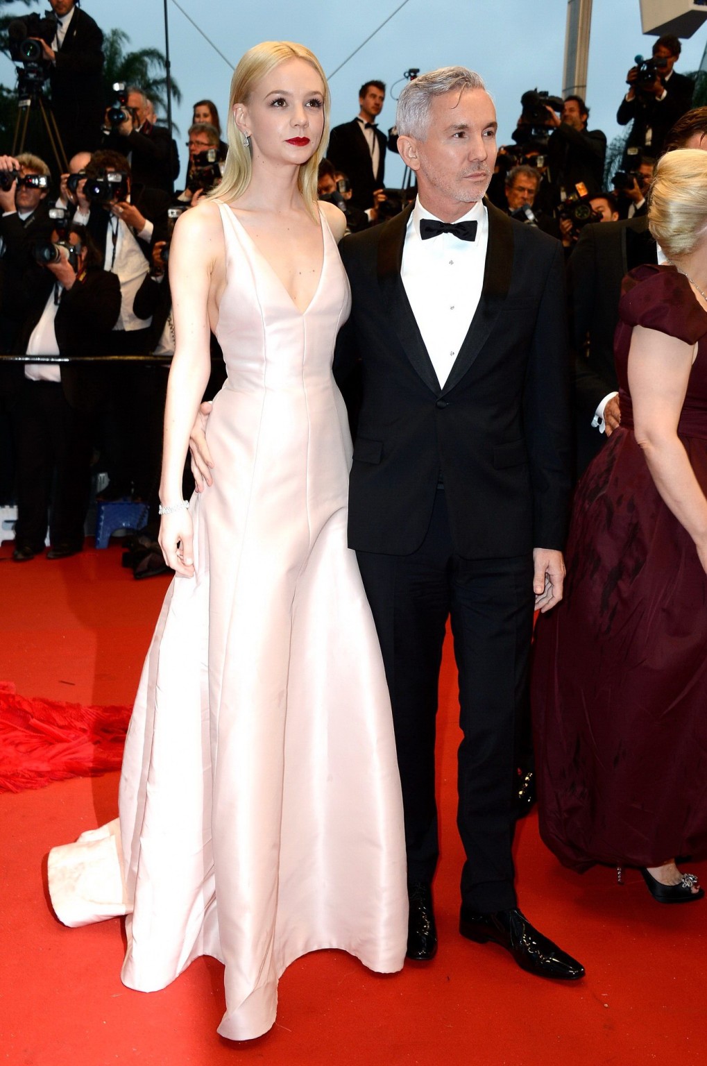 Busty Carey Mulligan showing side boob  cleavage at the 66th annual Cannes Film  #75232336