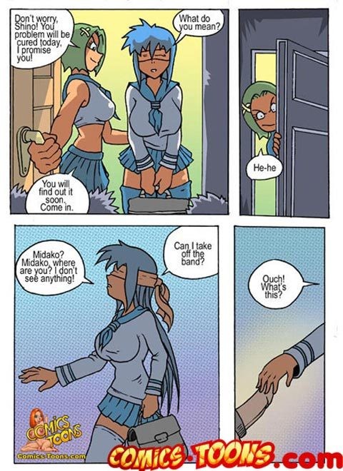 Hahn hungrig Highschool-Mädchen masturbiert und saugt aus
 #69658358