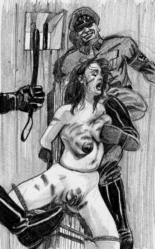 Extrem böse weibliche Bondage-Schmerz- und Fetisch-Kunstwerke
 #69648618