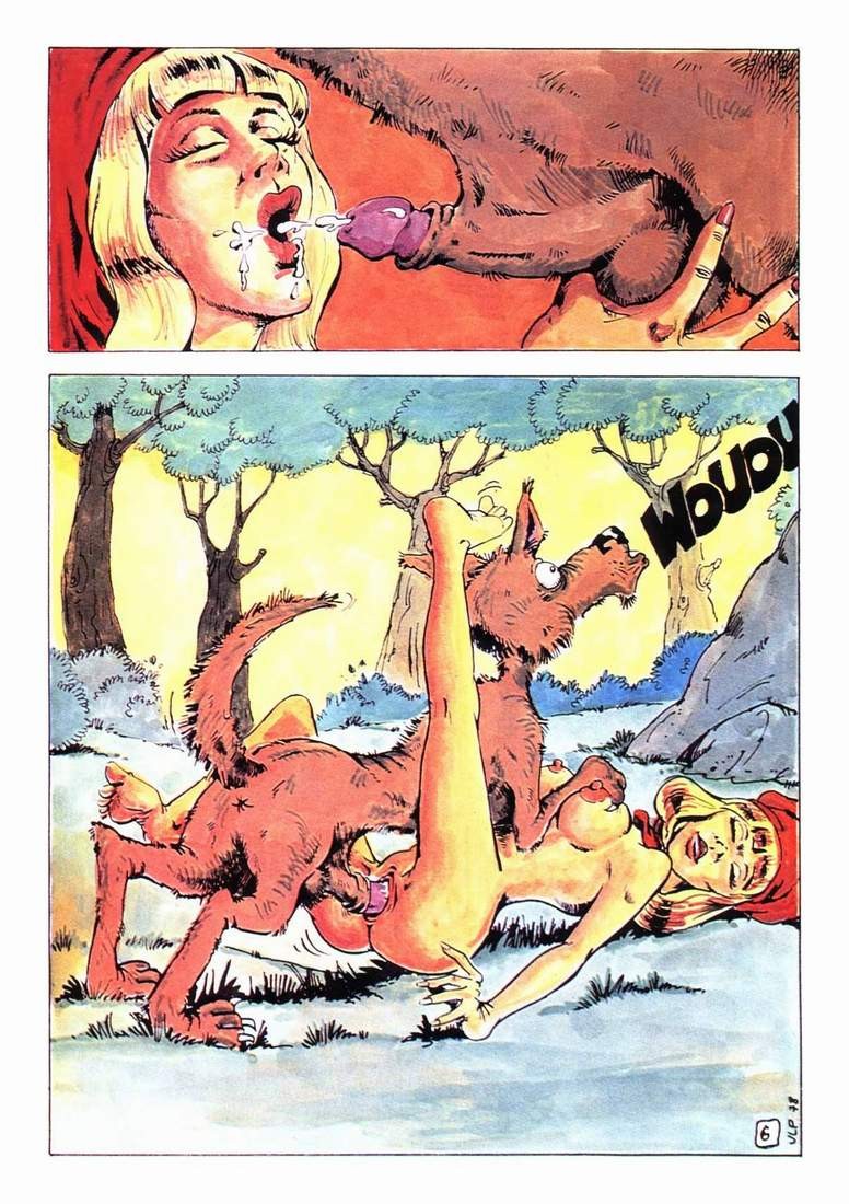 Porn comics of big red riding hood  and her grandmother adventur #69660624