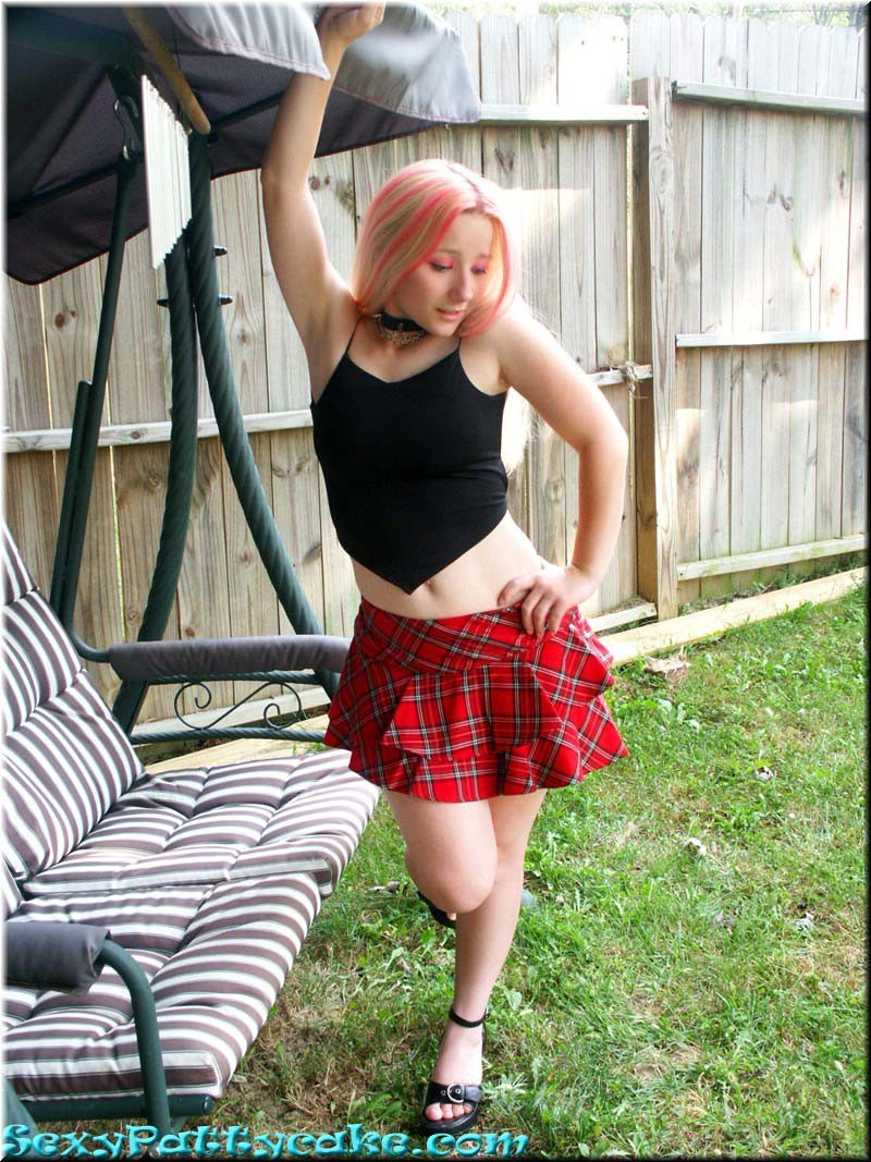 Busty teen girl showing her punk side #73983434