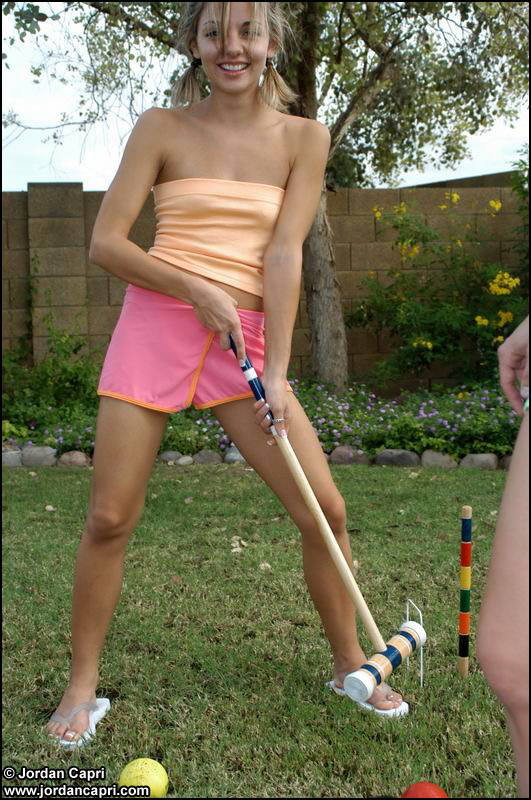 Jordan Capri plays a naughty croquet game! #67805361