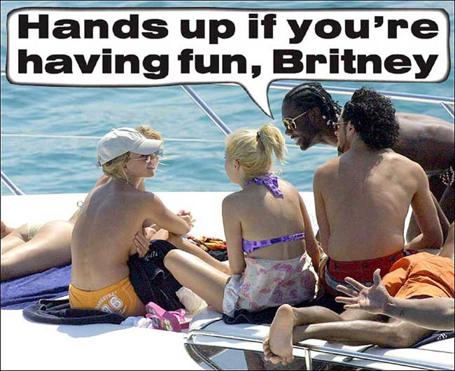 Hübsche Berühmtheit Britney Spears ups Titten Schüsse
 #75433774