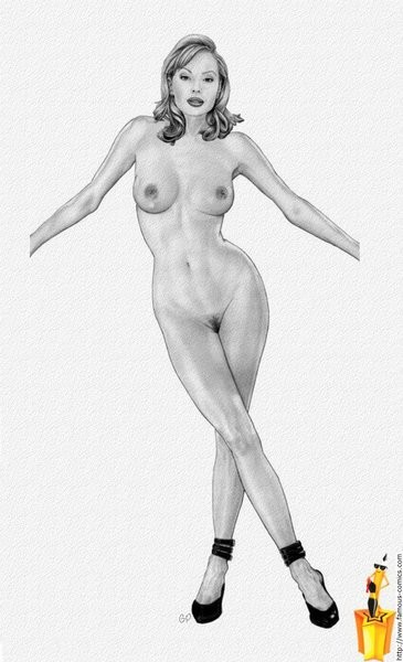 Unbekleidete berühmte Berühmtheiten im Cartoon-Stil
 #69715072