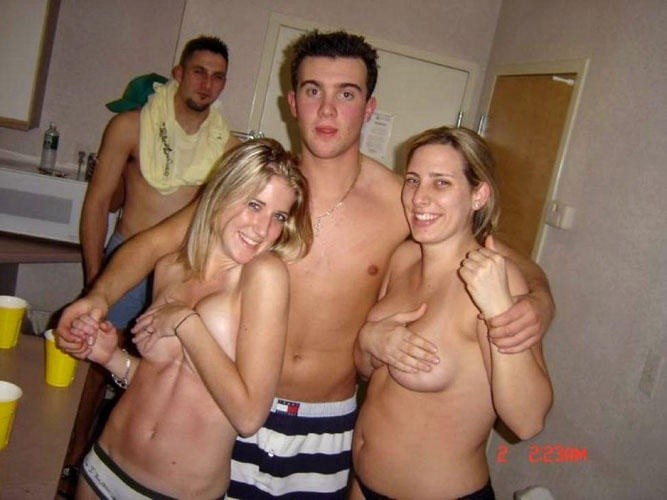 Photos of horny drunk sluts flashing their tits #76398184