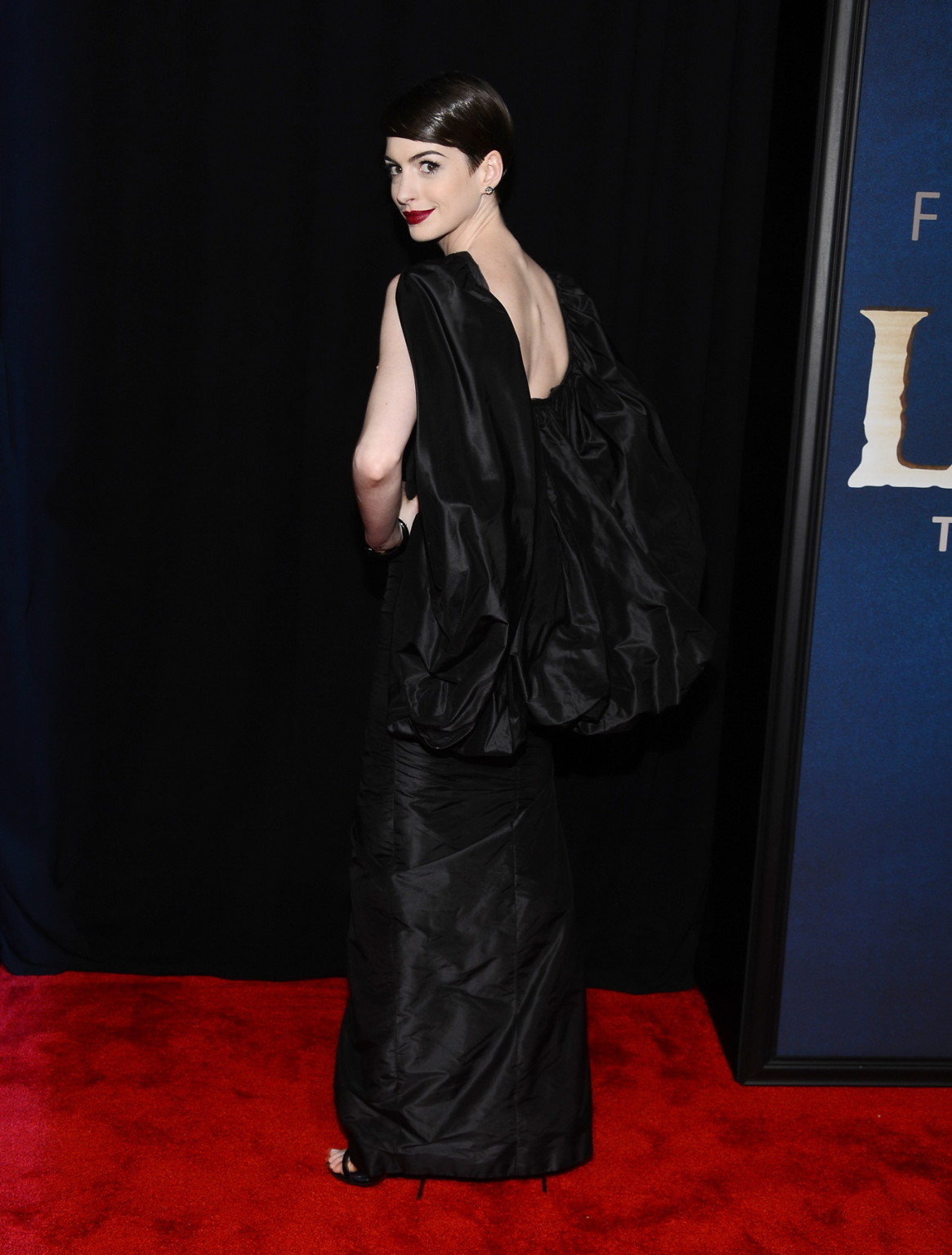 Anne Hathaway flashing her pussy at 'Les Miserables' premiere in NYC #75246395