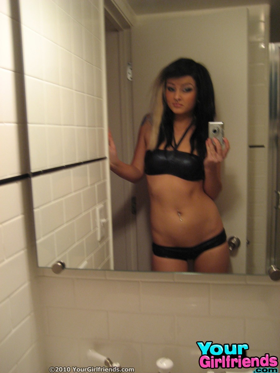 Emo teen snaps some mirror pics of her hot as fuck body for her BF #67332979