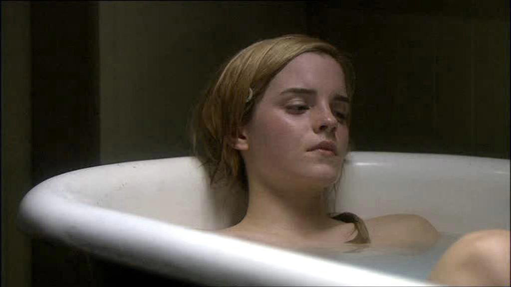 Emma Watson upskirt and fully naked in bathtub #75389171