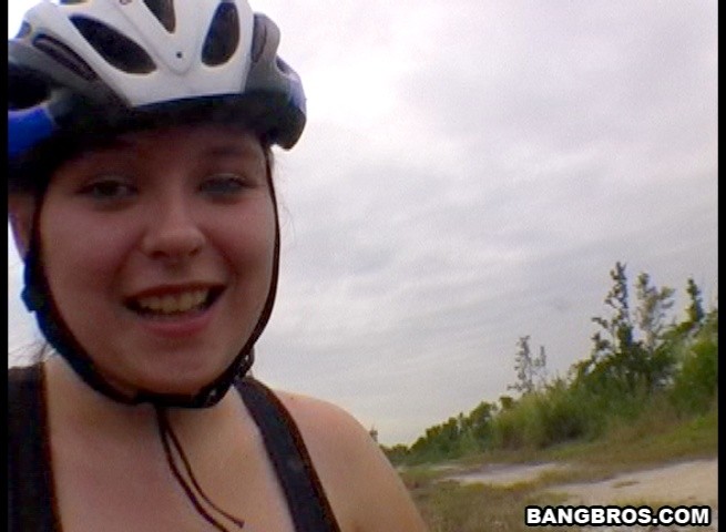 really stupid bike riding bitch takes a face full outdoors like #75623514