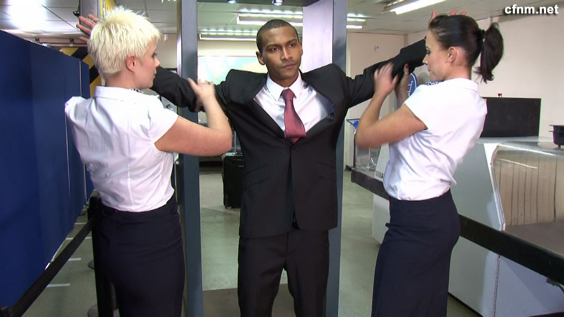 The female security guards arent used to having their authority challenged #72121862