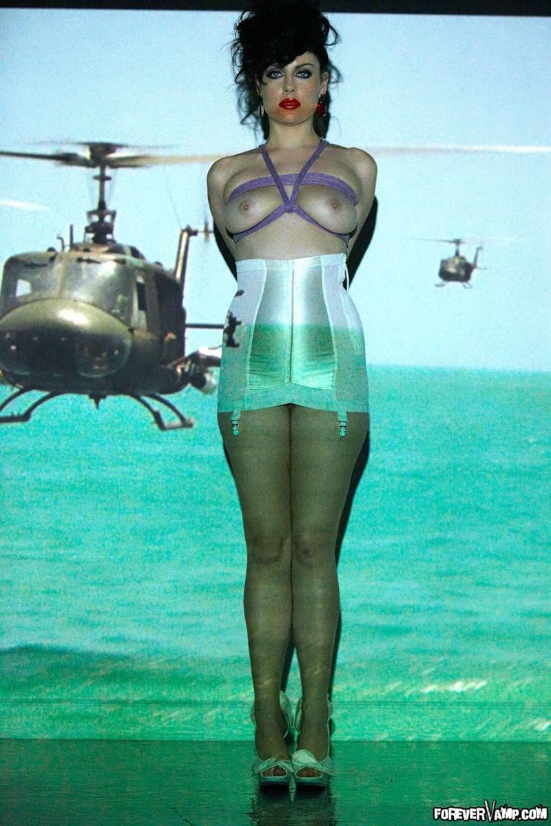 Sovereign Syre is tied up and forced to watch TV #74771221