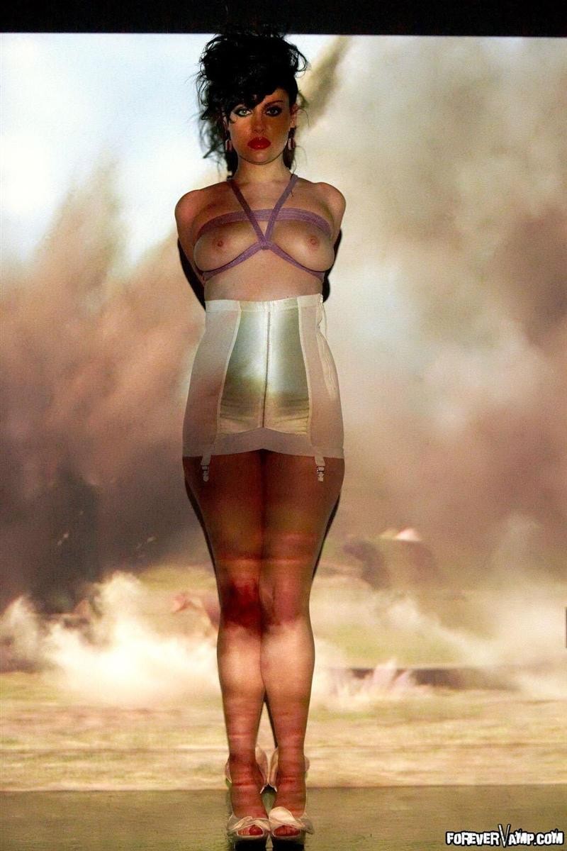 Sovereign Syre is tied up and forced to watch TV #74771234