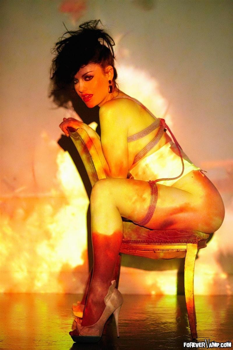 Sovereign Syre is tied up and forced to watch TV #74771289