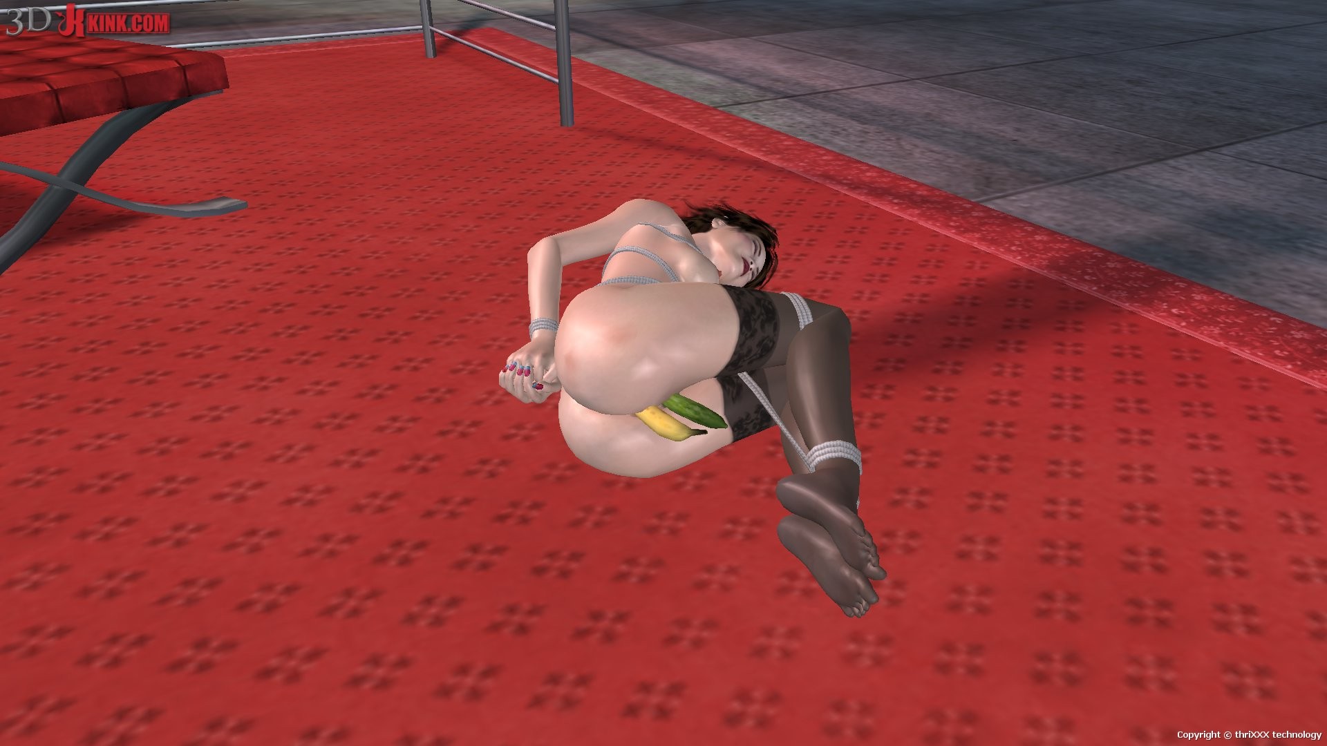 Sample pictures from interactive 3d fetish game #69612438