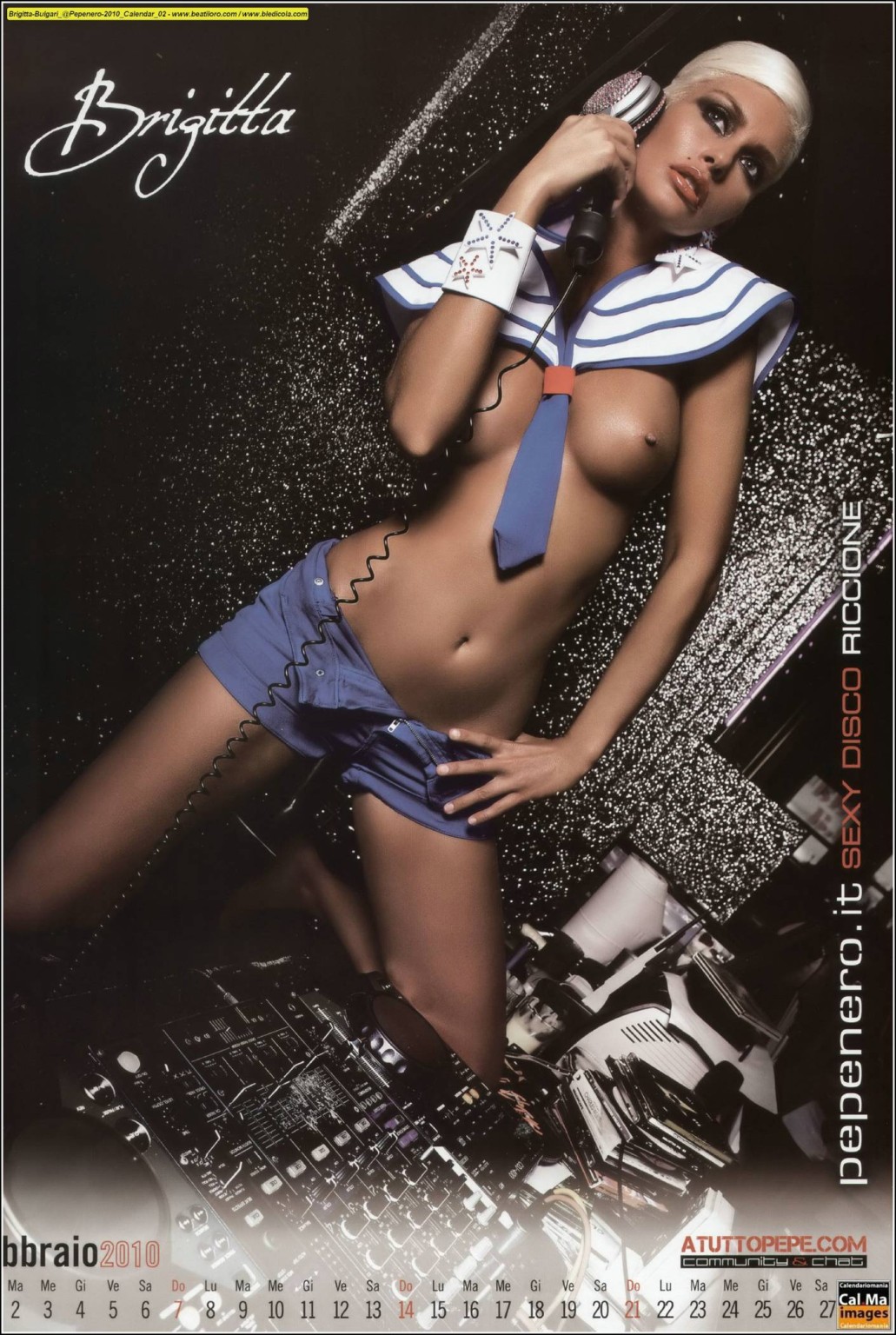 Brigitta Bulgari fully nude killer body in her official 2010 calendar #75345258