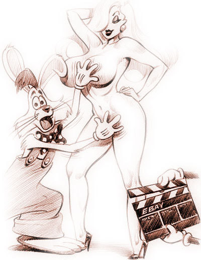 Luscious jessica rabbit spreizt ihre Beine und spritzt 
 #69645885