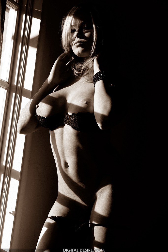 Desnudos artísticos en blanco y negro de la estrella porno Brea Lynn
 #71067894