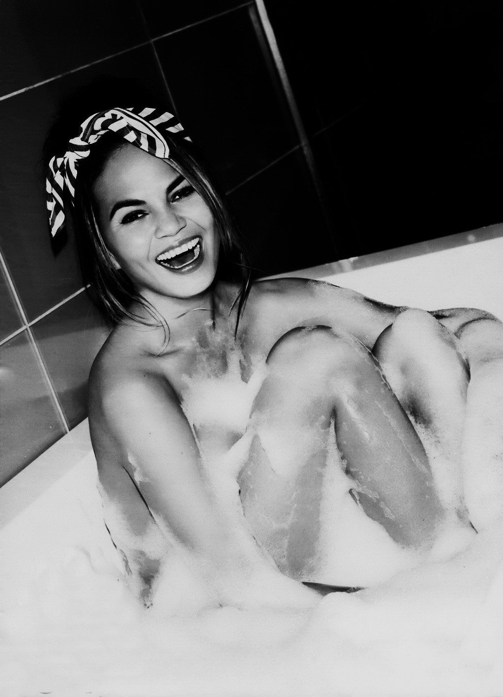 Christine Teigen showing off her fully naked body at the All Of Me MV shoot by S #75196417