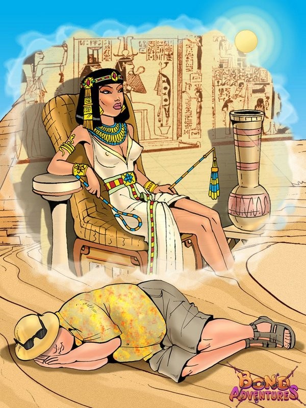 Cleopatra en el deleite de la femdom
 #69613869