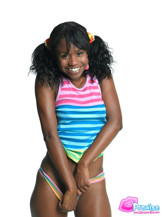 Fresh young black beauty feels frisky and shows her stuff #73429943