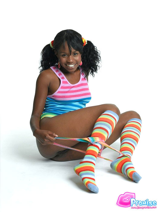 Fresh young black beauty feels frisky and shows her stuff #73429954