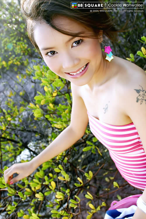 Adorable young asian naked at the beach #70030067
