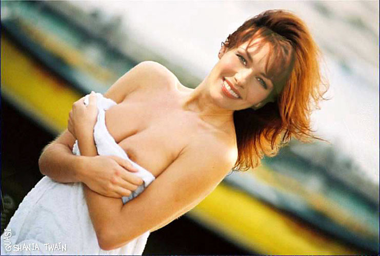 Shania Twain showing her pussy and tits and fucking hard #75385490