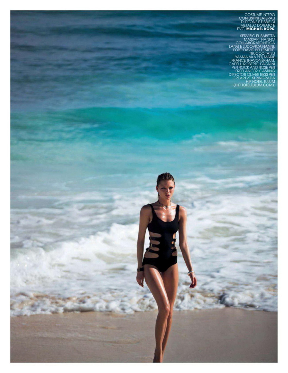 イタリアのMarie claire誌2014年6月号で巨乳を披露するマーサ・ハント
 #75192513